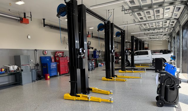 Christian Brothers Automotive interior workspace